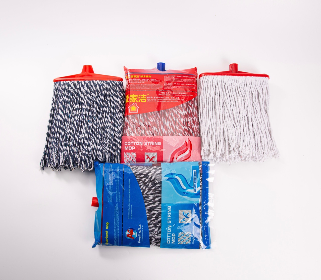 厂家直销 宽头优质环保棉纱地拖 强力去污 拖地迅速干爽详情7