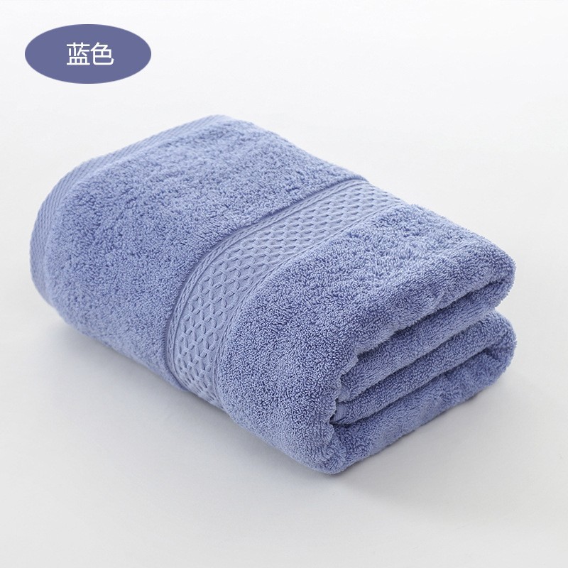 Wholesale pure cotton bath towels 80*160 thickened and enlarged bath towels with water absorption. Wholesale pure cotton bath towels for home use, hotels and beauty salons pic 31