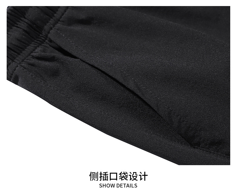 夏季冰丝裤男士薄款锦纶速干运动休闲直筒九分裤清凉空调裤男裤子详情26