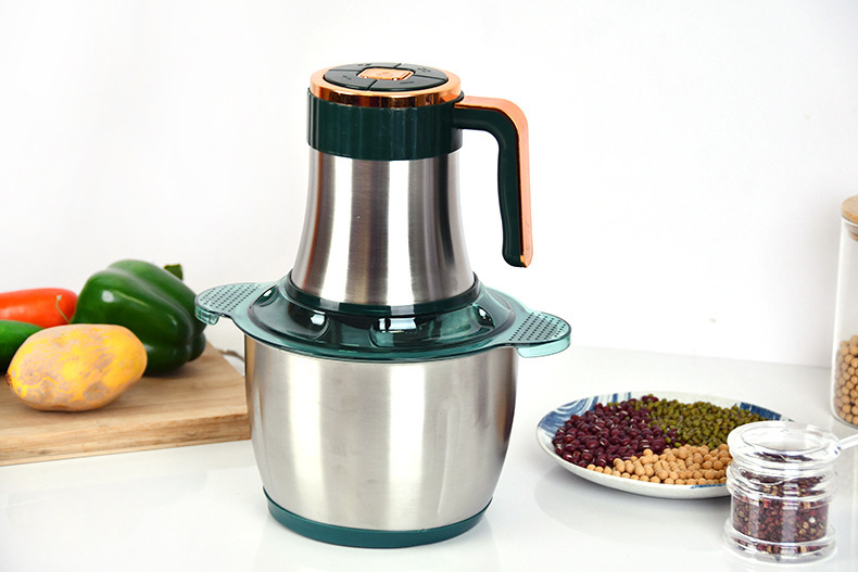 批发厨房多功能不锈钢碎肉机小型绞馅绞菜机电动料理机家用绞肉机详情16