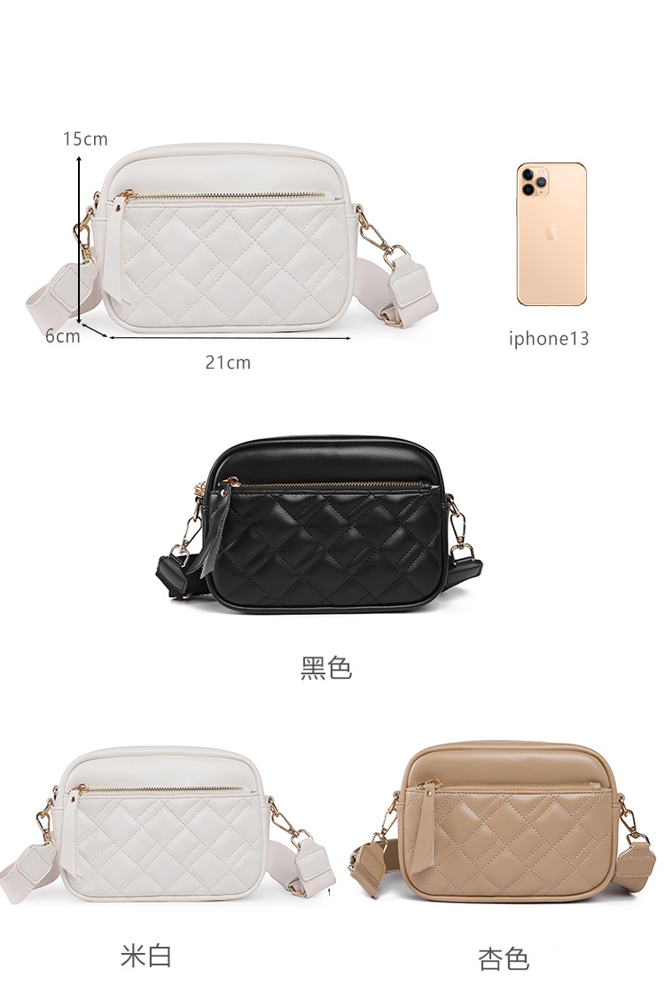 潮流包包女包2023新款跨境外贸大容量斜挎小包女士单肩菱格小方包详情4