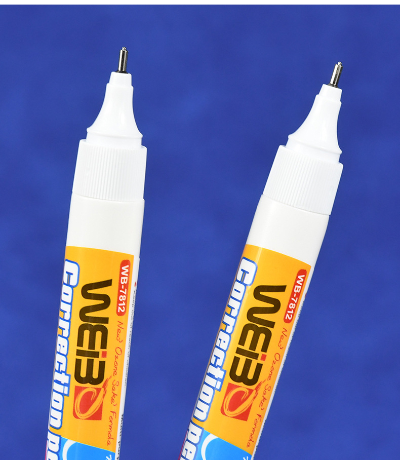 Weibo Simple and Creative One-Card Two-pack Correction Fluid, Error Correction Fluid, Special correction fluid for students to correct misspelled characters pic 9