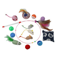 厂家批发猫玩具12件套猫薄荷玩偶塑料铃铛猫咪互动玩具 猫猫用品详情7