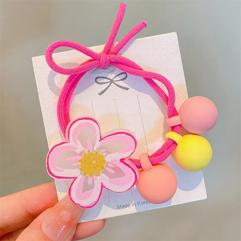 Korean-style hair ties, heart-shaped hair ties, student cartoon headwear, hair tie rubber bands, hair accessories, one-yuan and two-yuan hair bands, accessories pic 5