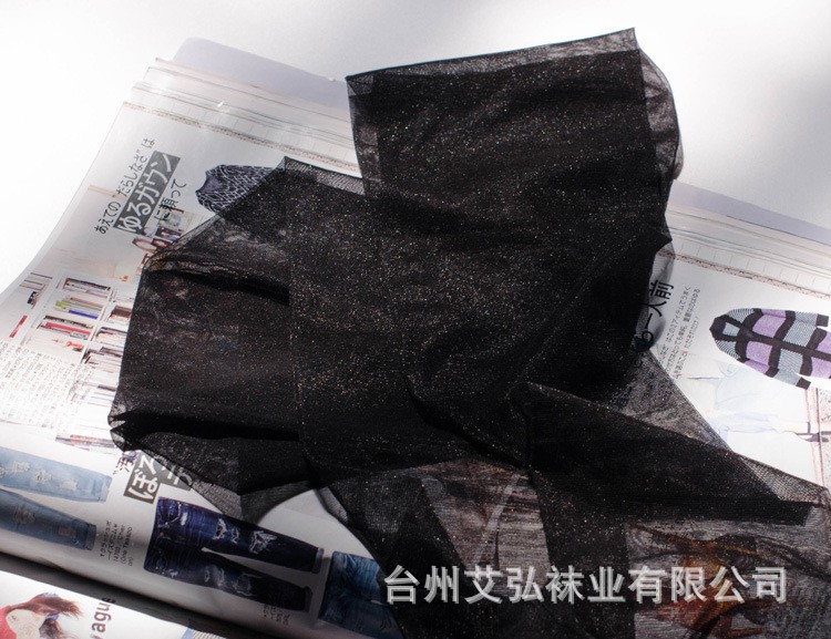 Factory direct supply of pearlescent silk stockings for women, ultra-thin, shiny black silk, sexy and shiny, anti-hook pantyhose, large size silk stockings pic 44