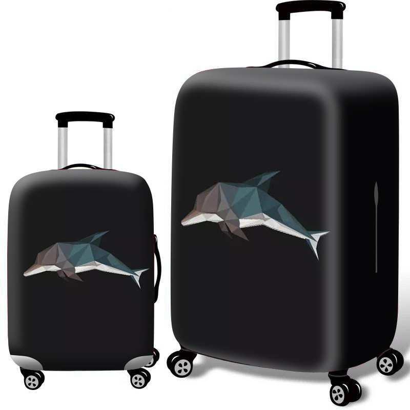 Factory direct sales of thickened and wear-resistant suitcase covers, strong printed elastic and wear-resistant luggage covers, one-piece consignment pic 14