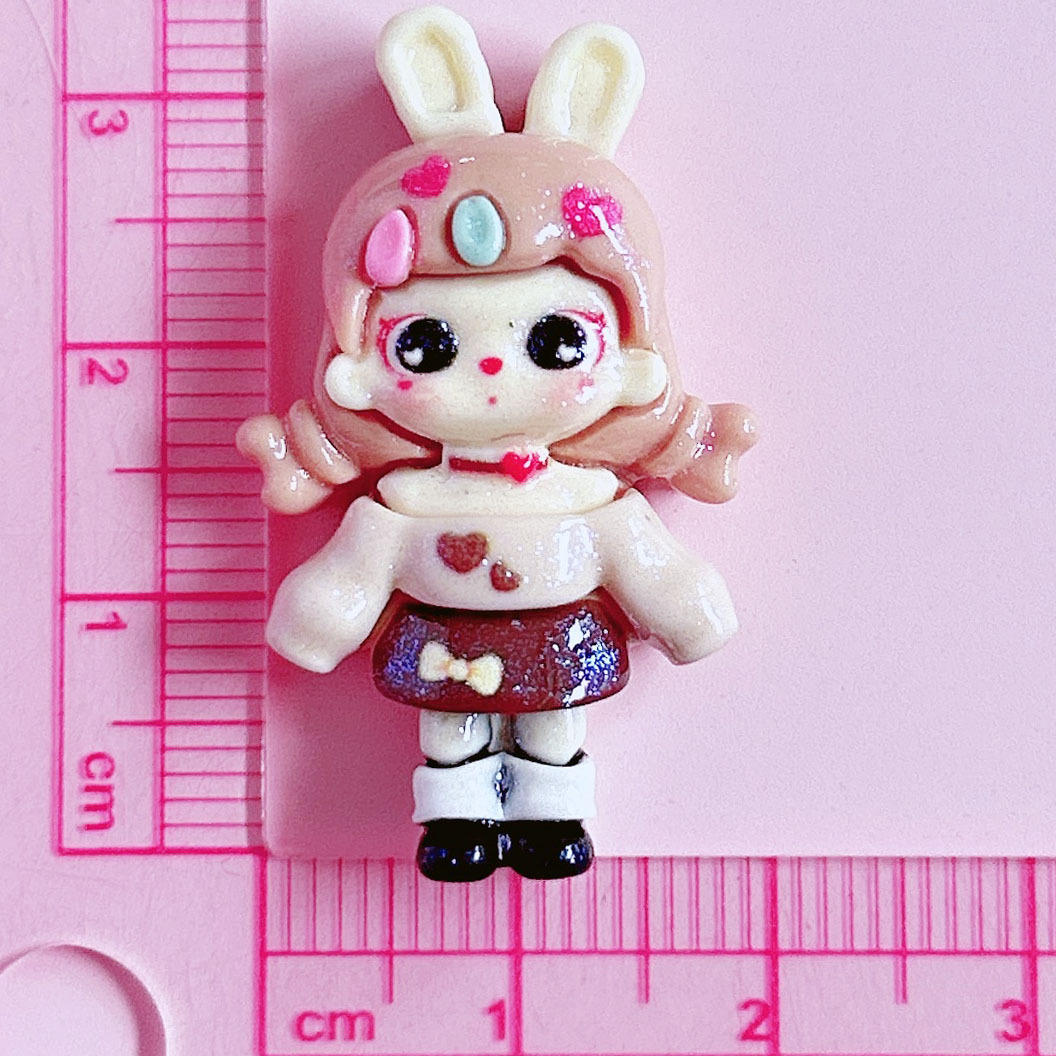 Rabbit-ear hair clips, resin accessories for cute girls, diy hair clips, hair accessory materials, brooches, accessories, stickers, pendants, decorations pic 24