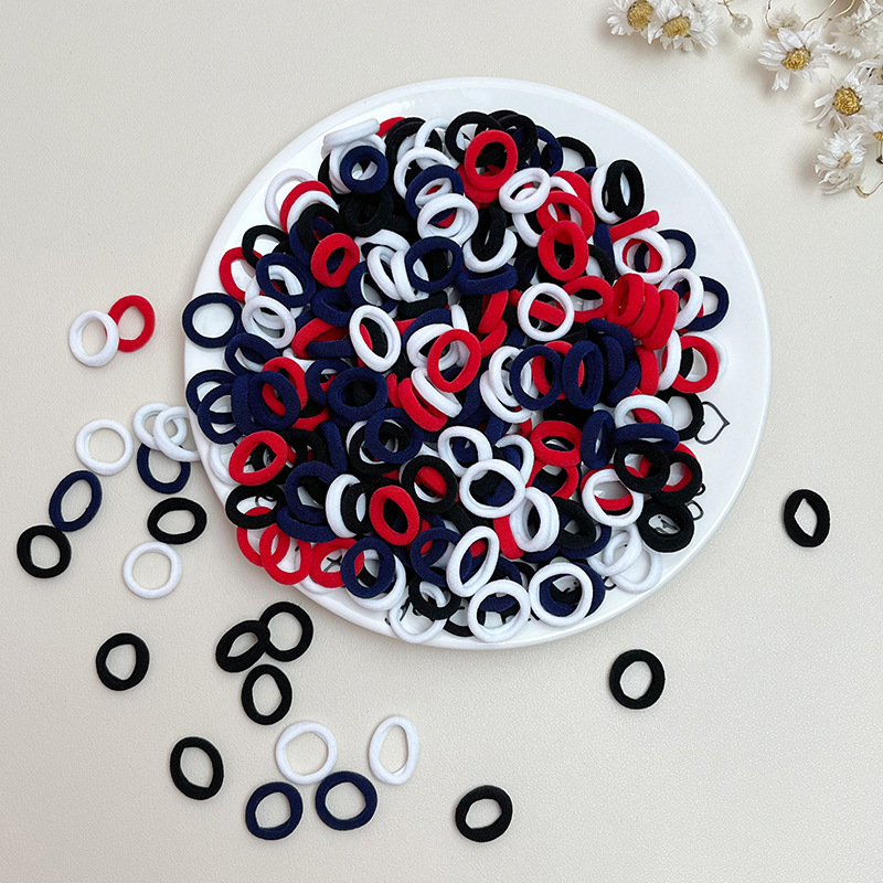 婴幼儿扎头皮筋女童宝宝弹性好不伤发毛巾圈发绳儿童可爱耐用头绳详情22