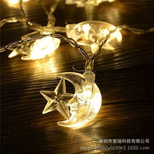 30LED solar light string, Moon Elder light string, rainproof outdoor Christmas landscape courtyard colorful lights pic 5