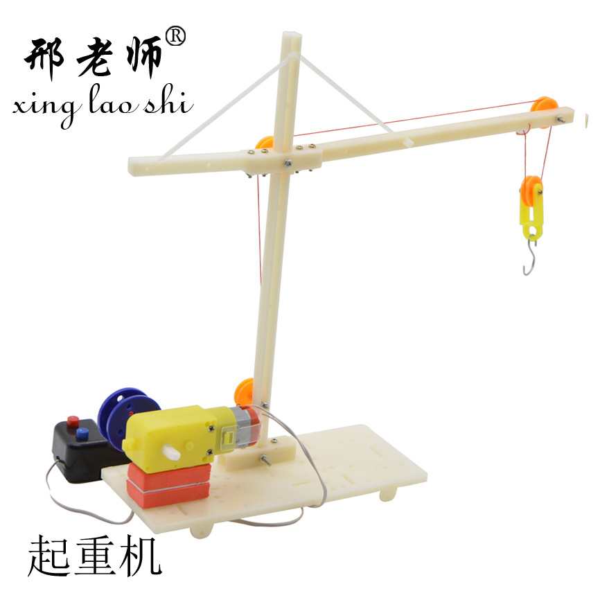 Homemade cranes, homemade hoists, tech gadgets, diy toy models, educational toys pic 10