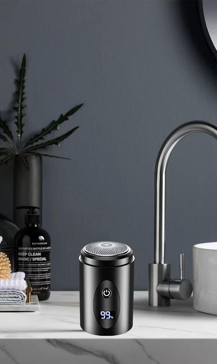 新款小钢炮剃须刀男士电动刮胡刀胡须刀迷你便携式车载水洗剃胡刀详情14