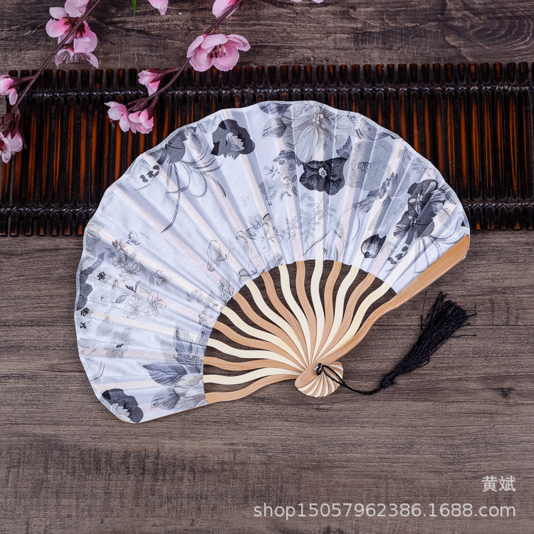 龙刀扇中国风女式扇子古典随身便携古风小折扇迷你日式和风折叠扇详情7