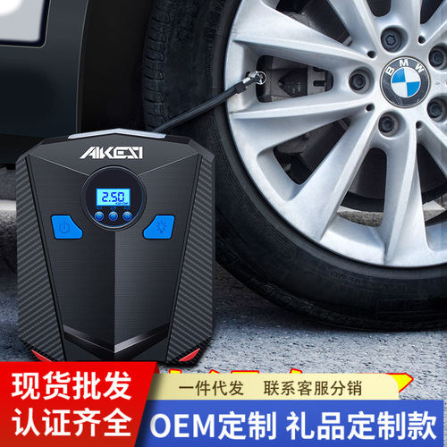 车载充气泵 汽车便携式无线打气泵电动轿车用轮胎打气筒跨境专供详情9