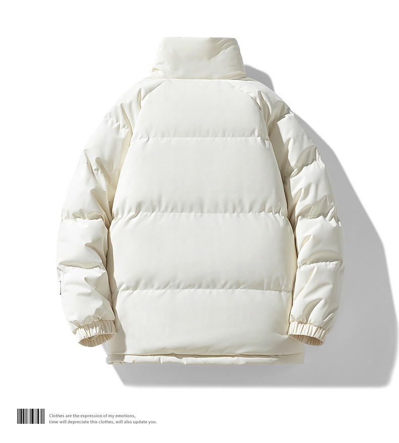 冬季羊羔绒棉衣羽绒棉服男士立领户外面包服加厚保暖外套情侣棉袄详情11