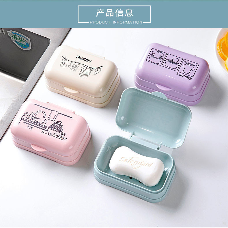 肥皂盒皂托卫生间沥水卡通印花洗脸手工大号香皂盒肥皂架皂盒批发详情8