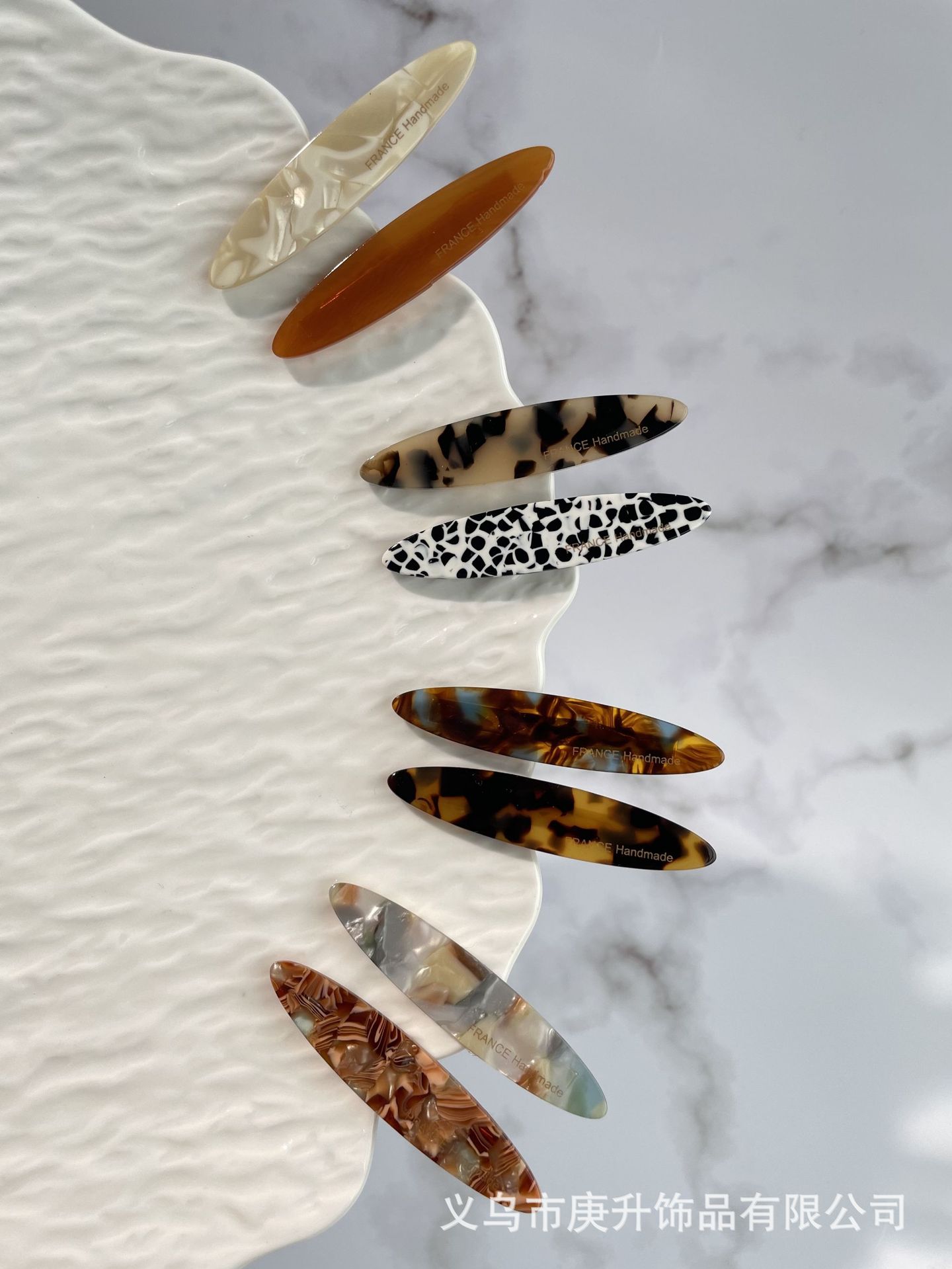 Korean atmosphere acetate crushed hair clips, side clips, simple straight clips, duckbill clips, summer high-end style bangs clips for women pic 15