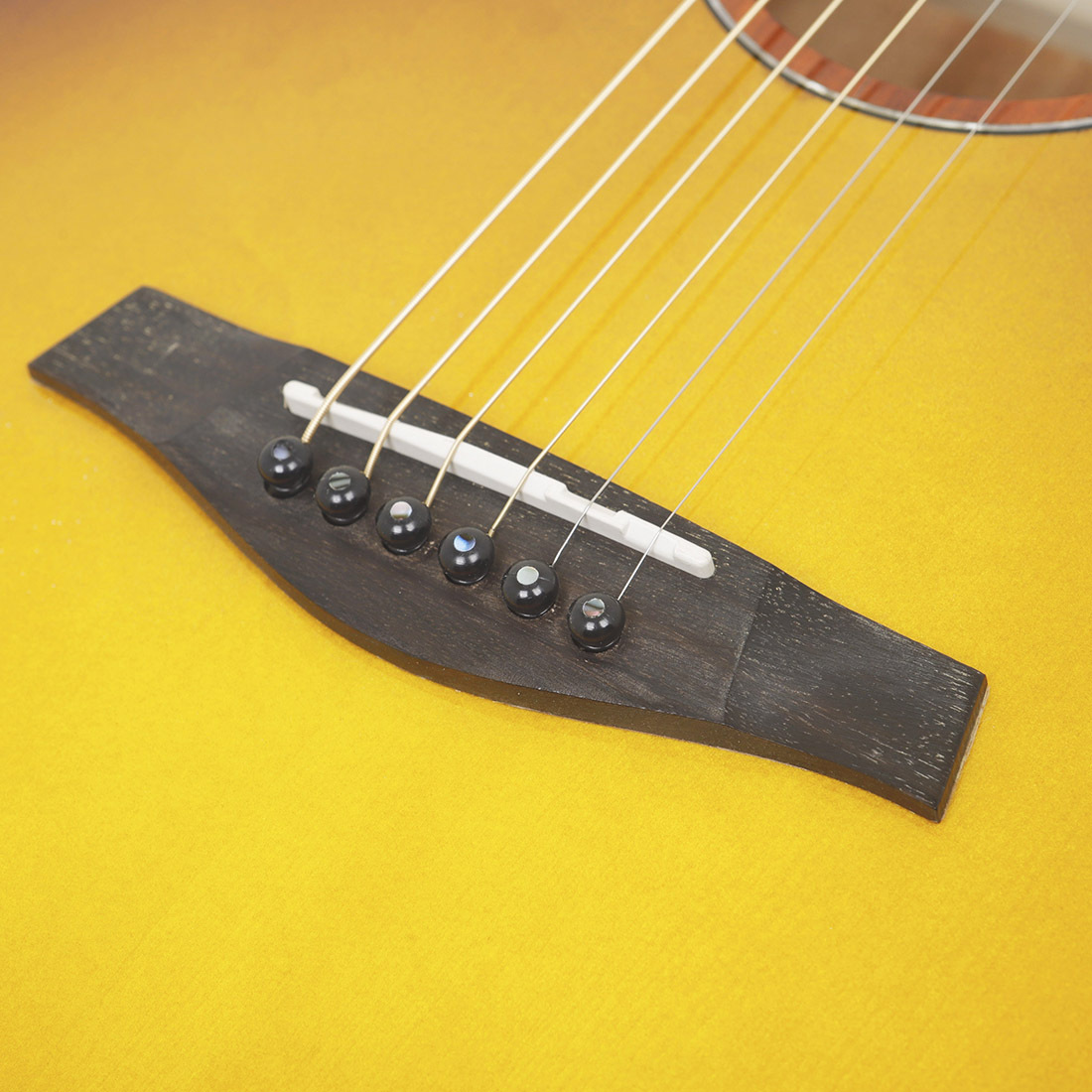 实木吉他41寸云杉桃花芯民谣吉他镜面亮光guitar初学者入门木吉他详情15