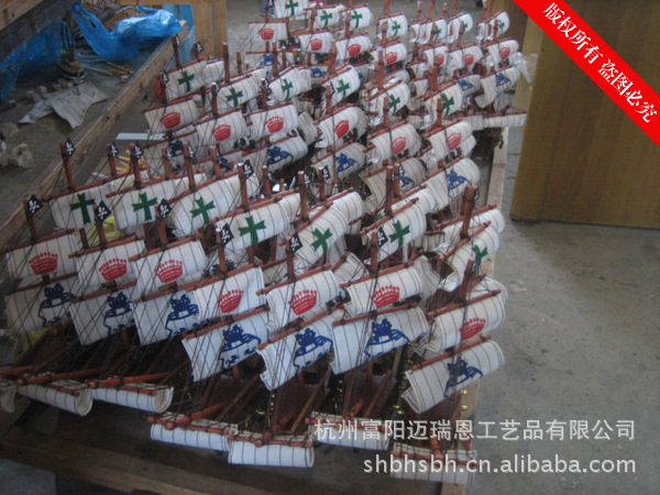 光荣号帆船摆件 纯手工制作创意家居饰品 一帆风顺乔迁礼物FJ66详情52