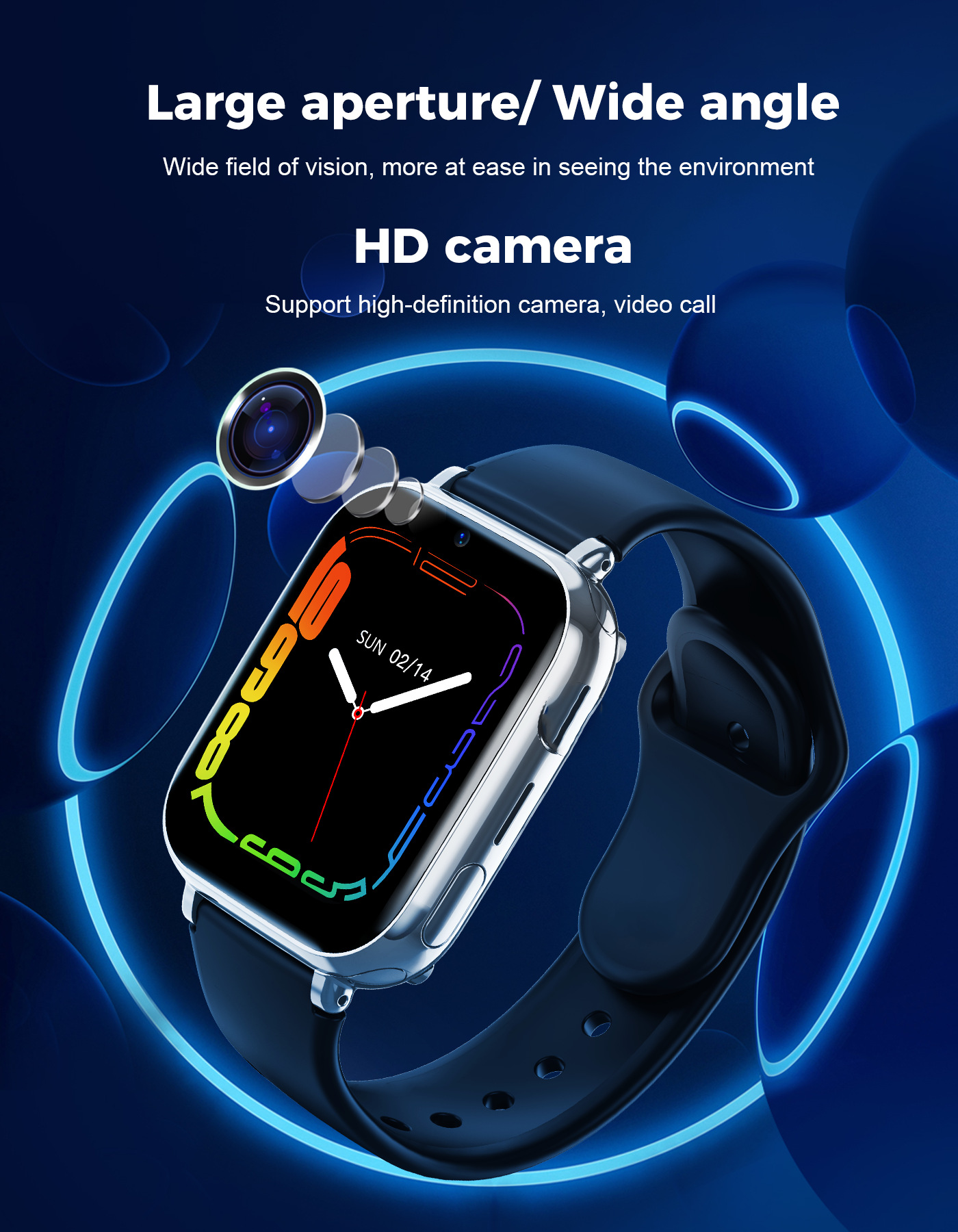 跨境4G防水智能儿童电话手表插卡视频拍照定位多国语言报警批发详情7