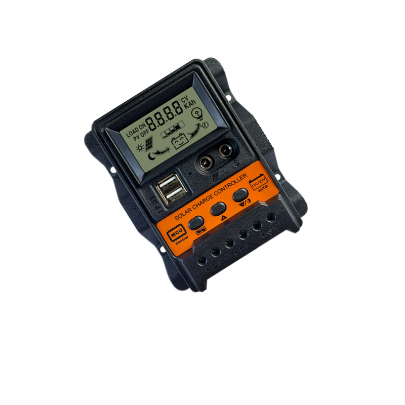 Dual DC current display 12V24V solar charging controller LCD USB solar controller for charging mobile phones pic 14