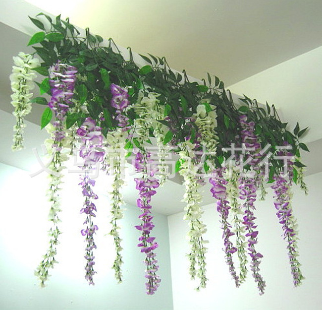 Long-branch delphinium, artificial hyacinth, artificial silk flower, single tall and long-branch wedding flowers for landscape direct sales pic 38