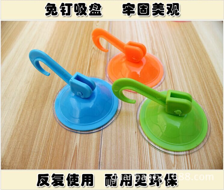 Seamless transparent hook wall-mounted, 6cm no-drilling adhesive hook, strong wall adhesive, nail-free small hook manufacturer pic 22