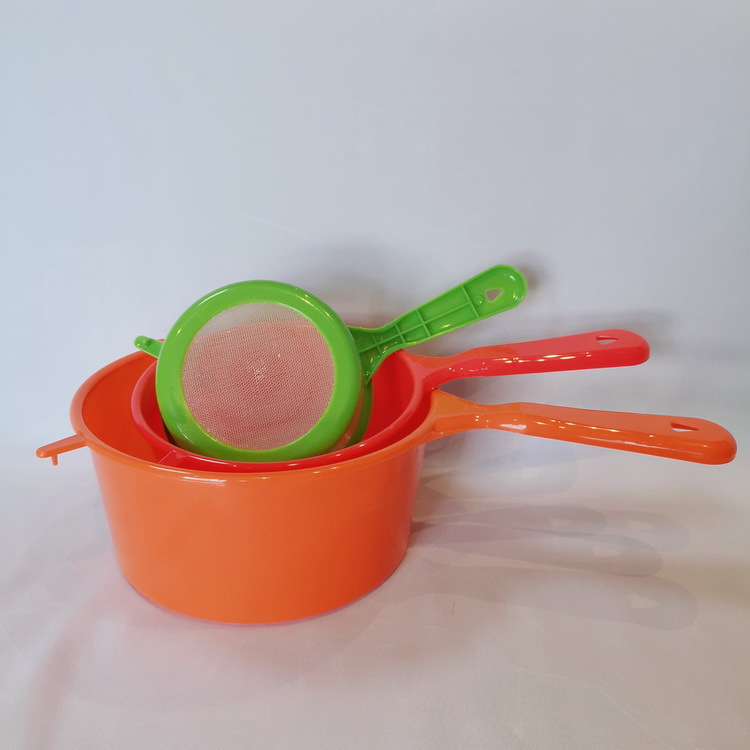 Flour sieve, soy milk filter, residue filter, fine strainer, kitchen household plastic screen, 30-mesh baking tools pic 7