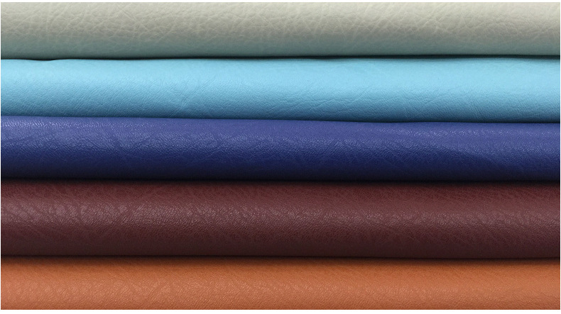 Factory direct sales and wholesale of PU leather sofa, luggage and leather goods fabric w1315 with lychee pattern pic 3