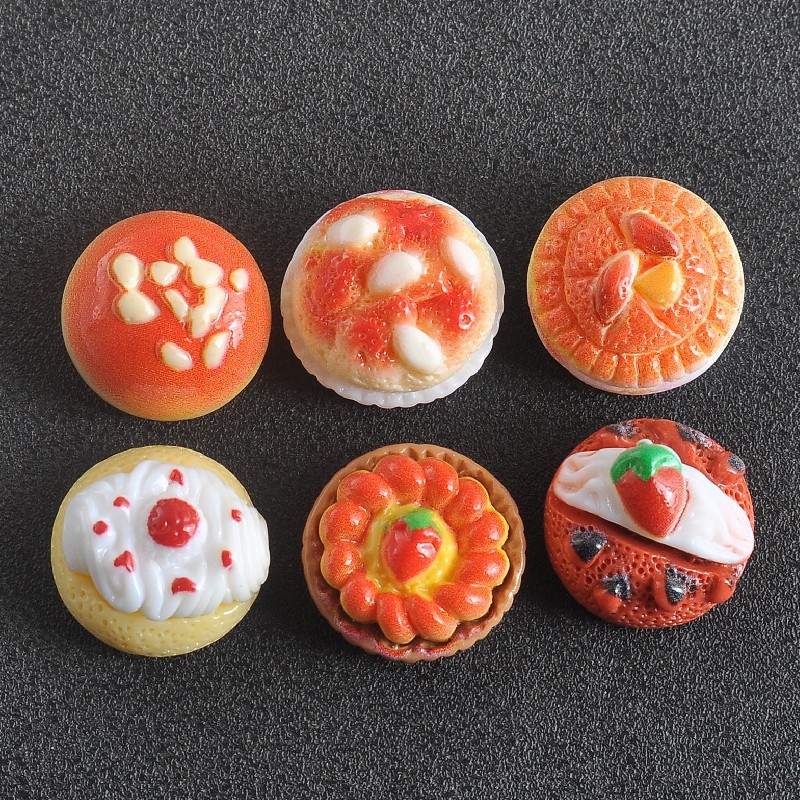 New diy small accessories for food and play refrigerator stickers, versatile resin accessories, fashionable cartoon and cute stickers pic 24