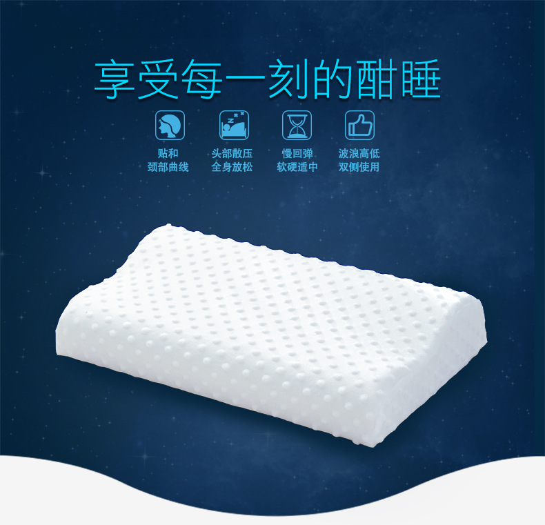 Slow rebound memory pillow, zero-pressure pillow core, memory foam health care neck pillow, customized and wholesale gifts pic 1
