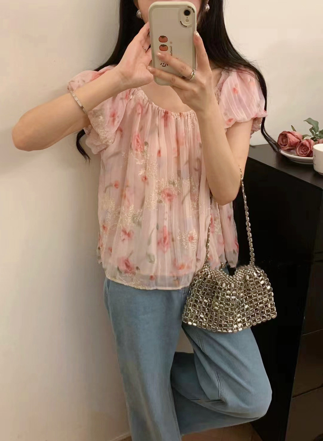 VCZE24新款韩版露肩可一字肩棉料修身慵懒网红设计感百搭上衣7736详情13