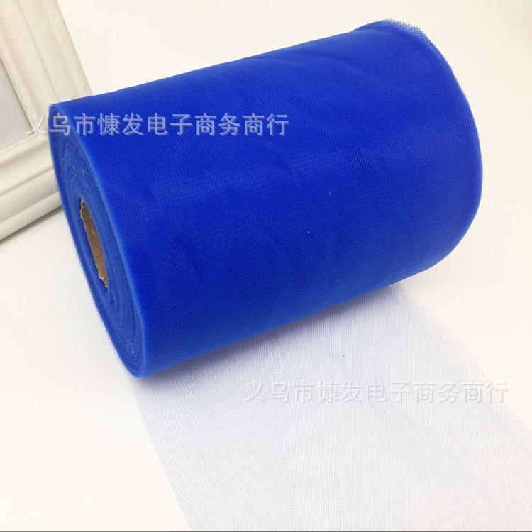 6-inch 100-yard nylon medium-hard American mesh roll TUTU yarn wedding decoration DIY fabric dress pic 15