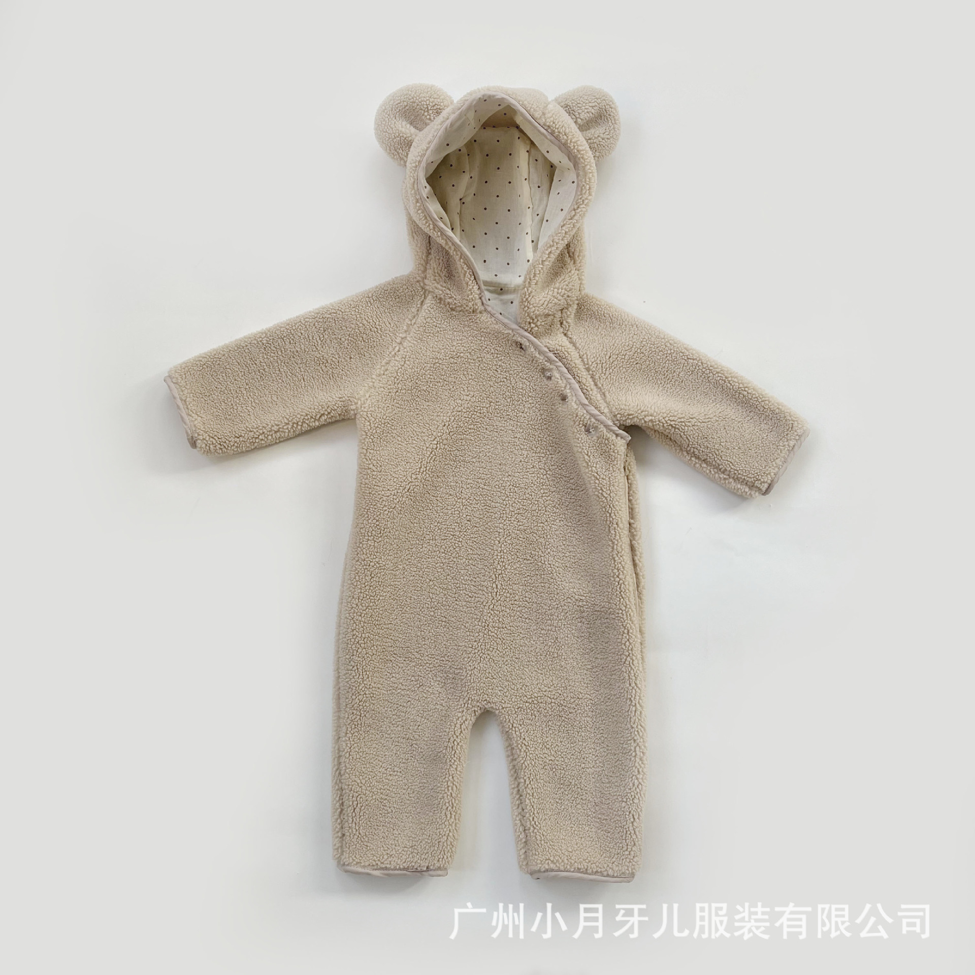 MiniCowMother cute floral imitation lambskin one-piece coat for boys, girls and children, solid-colored cotton coat for children pic 23