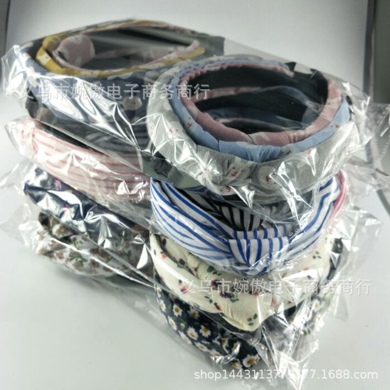 韩版发箍古风布艺头箍简约百式交叉打结显脸小发卡头扣发饰批发详情18