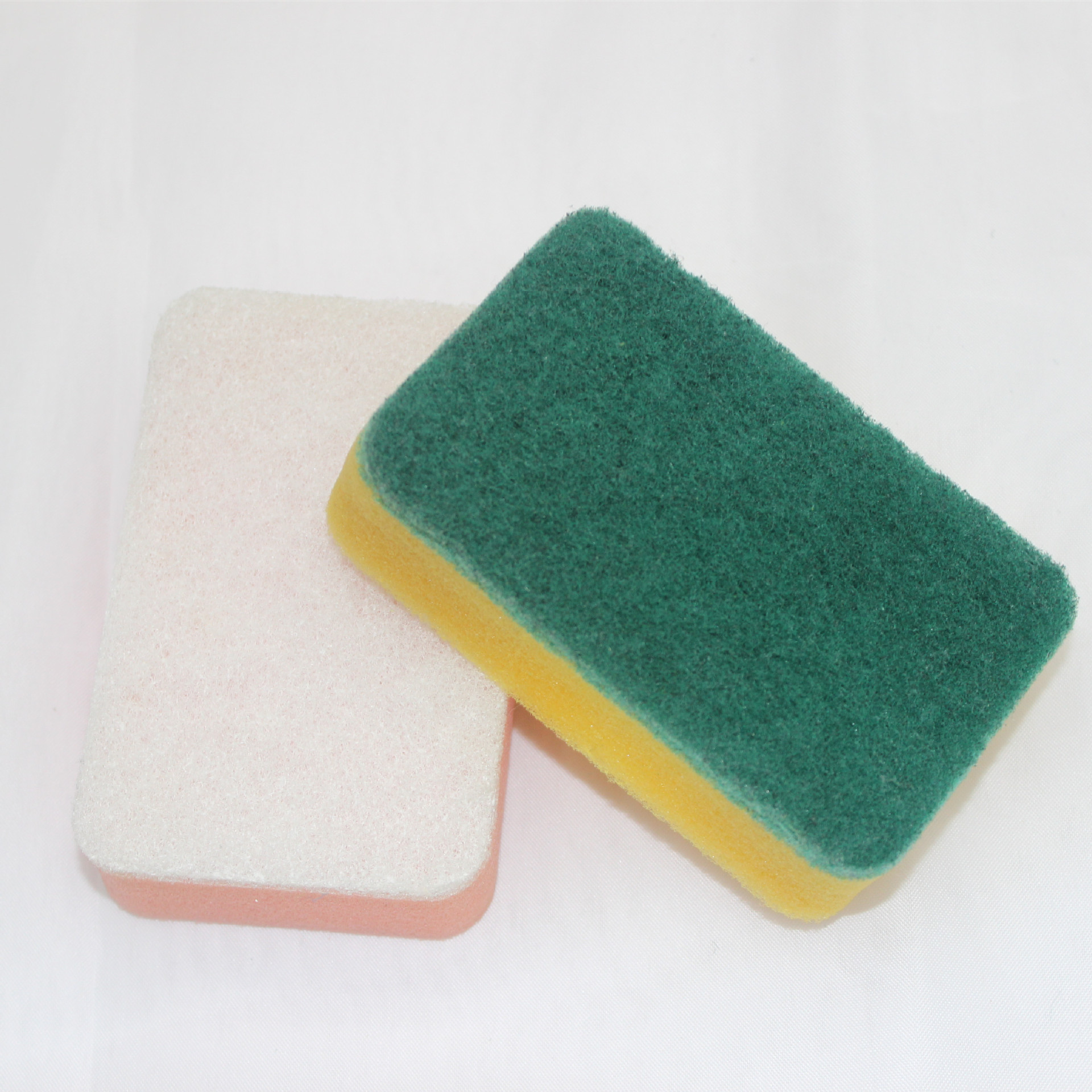 Yijingjie Baili Color sponge Cleaning cloth, 2-piece set of scouring pad, kitchen-specific powerful cleaning and stain removal products, dishcloth set pic 1