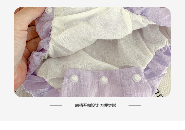 Dianxi Summer baby Clothes, cute figurines, 3D dolls, newborn wrap-around clothes, baby one-piece crawling clothes, Ha clothes pic 5