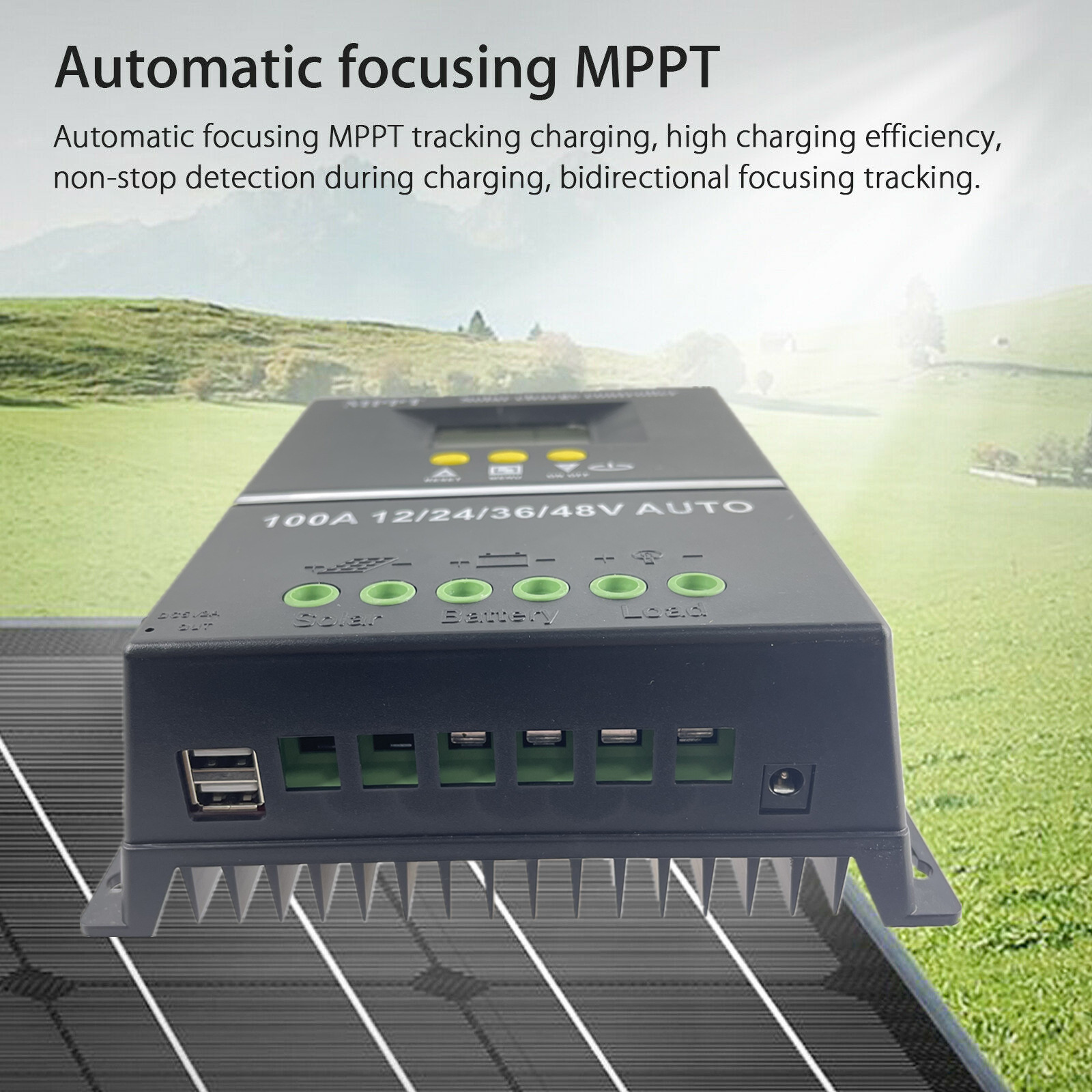 A series solar MPPT controller, solar off-grid system, power generation system, mppt charging four-voltage pic 5