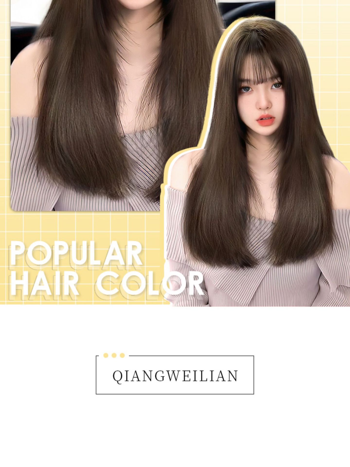 抖音同款假发女长发仿真发全真人发自然无痕减龄内扣微卷中长发假详情11