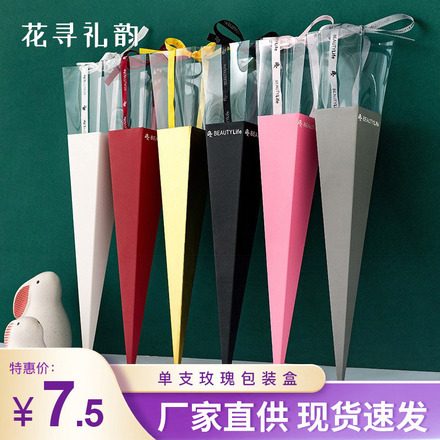 鲜花包装纸材料批发花束礼品包装纸复古包花牛皮纸向日葵英文报纸详情7