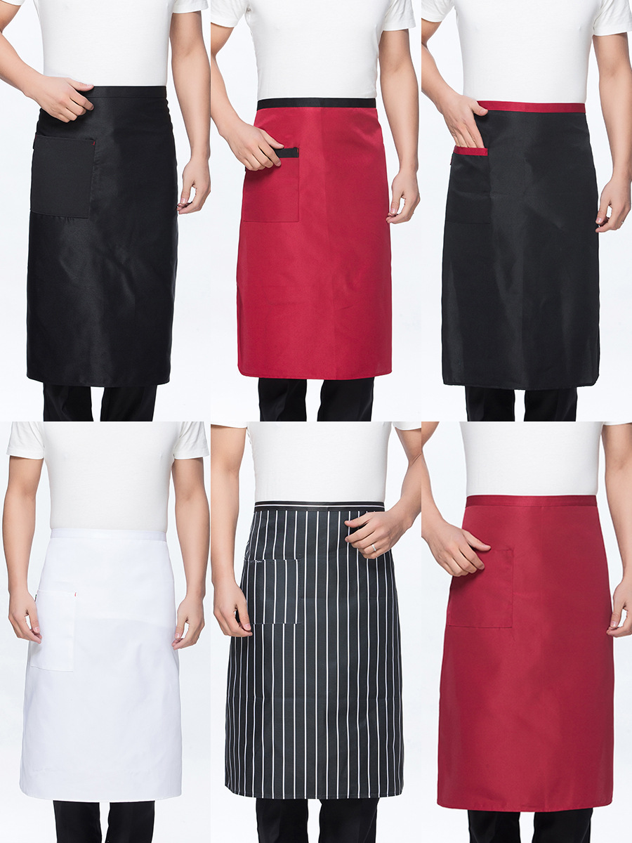 帆布围裙防水防油餐饮工作服一件起批发定制画室广告围腰跨境外贸详情19