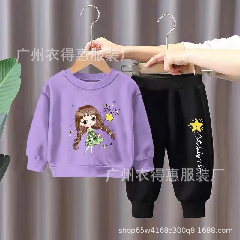 Otoño invierno 2022 nuevo medio niño cuello redondo sudaderas dos piezas tendencia niños deportes sudaderas sudaderas venta al por mayor pic 10