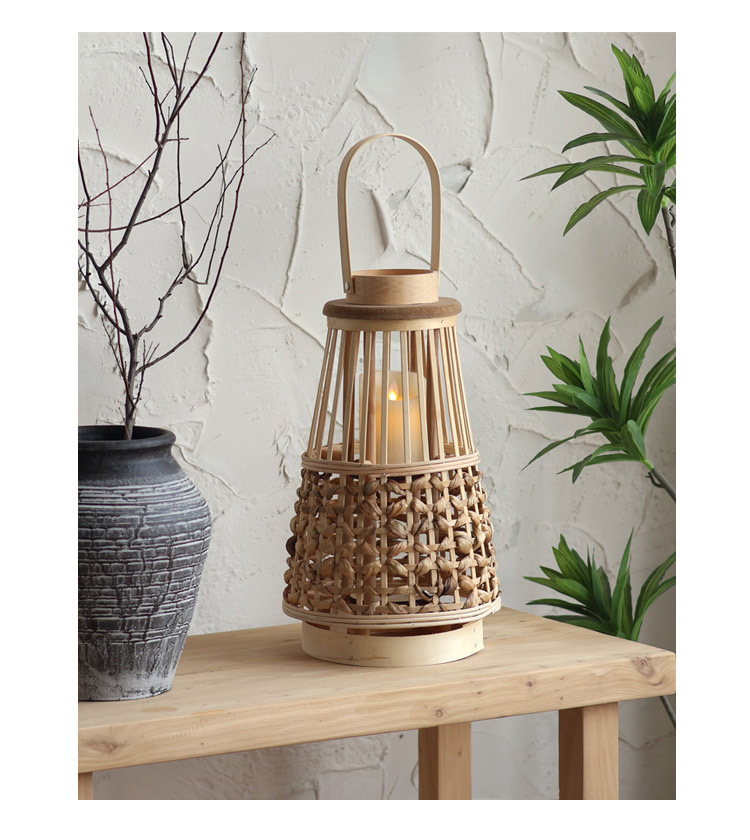 Large quantity discounts are available. Wooden wind lanterns, new Chinese-style candles, candlesticks, high-end lanterns, wabi-sabi style model room pic 17