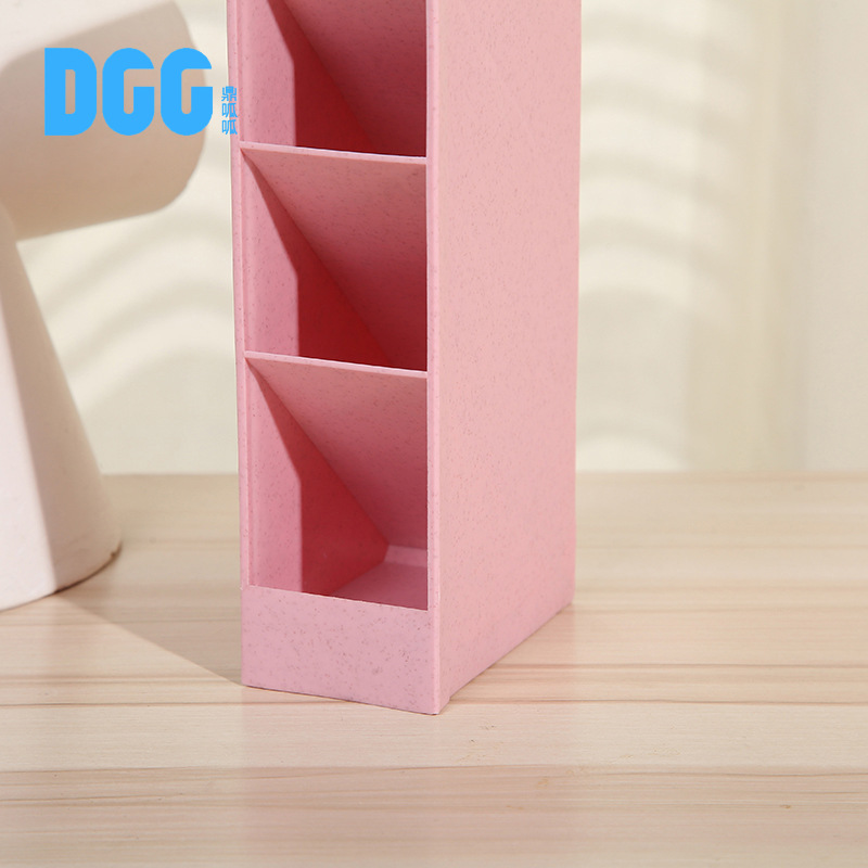 Creative ins minimalist new slanted pen holder, multi-functional desktop, large-capacity storage box, pen holder manufacturer wholesale pic 9