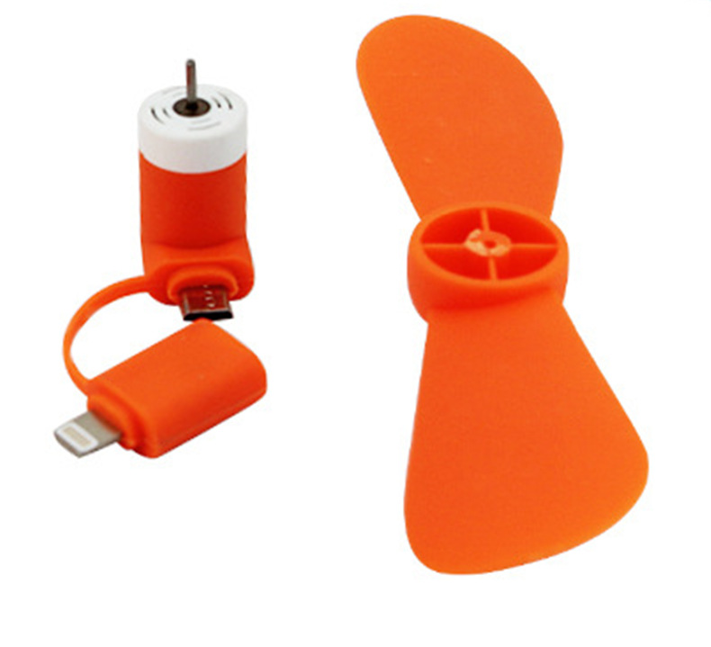 Portable fan, Apple and Android 2-in-1 mini mobile phone fan, creative ubs short fan, small mobile phone fan pic 20