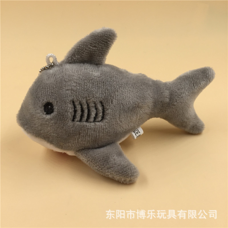 宝拉海洋系列鲨鱼毛绒小挂件锤头鲨钥匙扣车内摆件公仔婚庆抛洒详情7