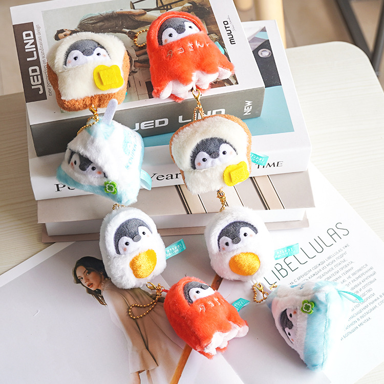 Japanese-style positive energy koi and penguin plush dolls, small pendants, bags, pendants, dolls, keychains, toy dolls pic 20