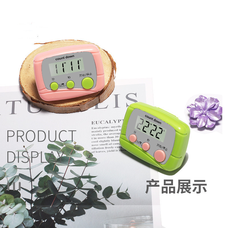 Mini electronic timer, kitchen timer, baking reminder, forward countdown timer pic 2