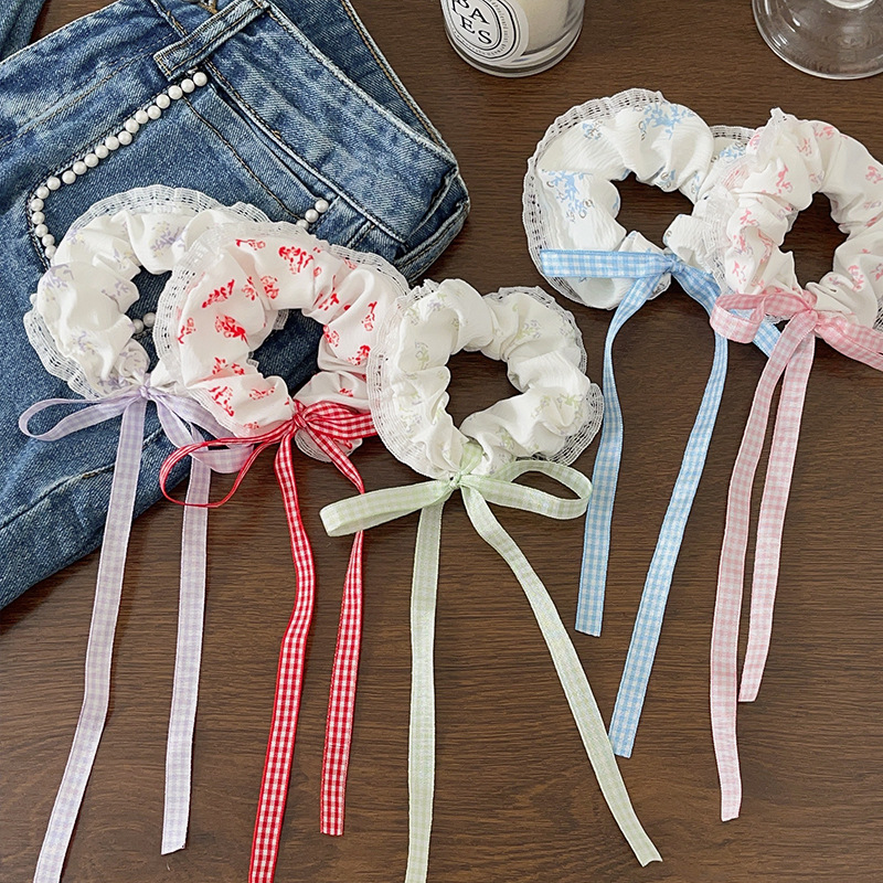Spring and Summer hair band Collection: Cute trendy hair bands, feminine lace trim hair accessories, sweet and fresh large intestine hair bands pic 23