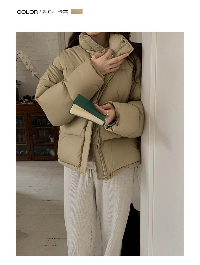 TG90% White duck down thickened down jacket for Women 2021 Winter New stand-up Collar Coat 15580(same style as 13519) pic 21