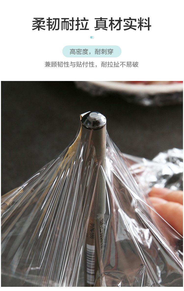 PE thickened food preservation film for household kitchen, refrigerator, food storage, fruits and vegetables, disposable preservation film size pic 40